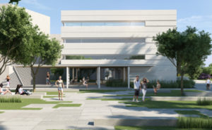 A rendering of the Mandel Building