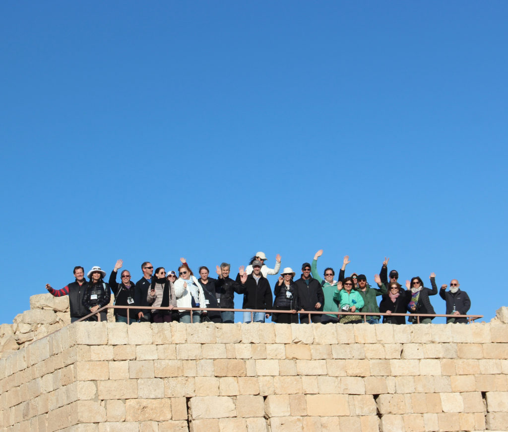The Zin Fellows visiting the ruins of Avdat