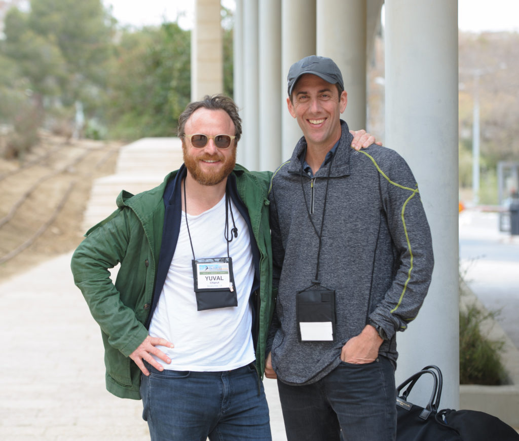 Zin fellows, Yuval Chiprut and Jeff Polak, visiting Ben-Gurion University of the Negev