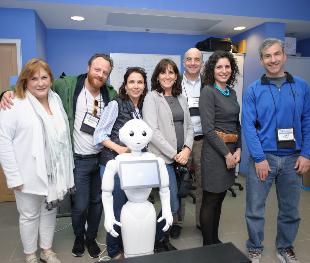 Zin fellows; Barbara Baliff, Yuval Chiprut, Mytyl Simancas, Julie Savitch and Jeff Kupfer visiting Dr. Shelley Levy Tzedek's lab at BGU